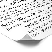 Poster Église moderne, Christian Bible Class Advert (Coin)