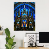 Poster Église Notre-Dame de Basilica (Bureau à domicile)