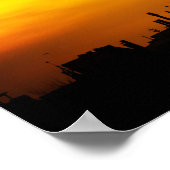 Poster Église Psaume 23:4 (Coin)