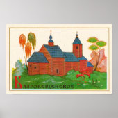 Poster Église russe de Blagoveshchenskoye (Devant)