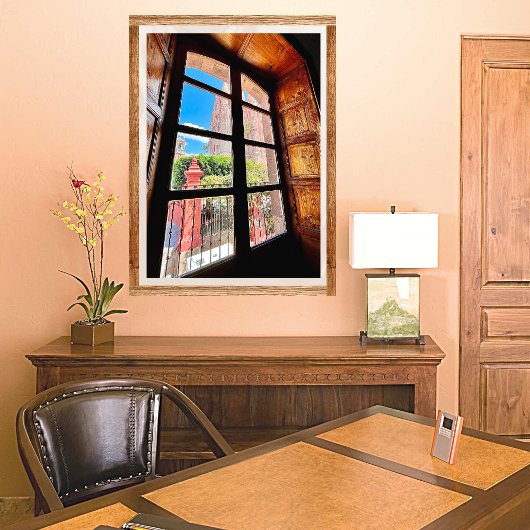 Poster Église Rustique De La Vieille Ville Du Mexique Du 