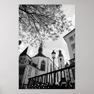 Poster église Saint Alphonse dans la ville de Luxembourg