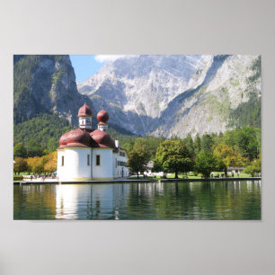 Poster Église Saint-Bartholomée de Königssee