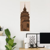 Poster Église Saint-Nicolas, Leipzig (Bureau à domicile)