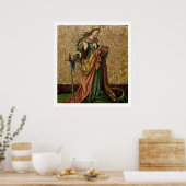 Poster Église Sainte-Catherine d'Alexandrie (oil on panel (Cuisine)