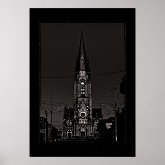 Poster Église Sainte-Marie n° 1 avec frontière (Devant)