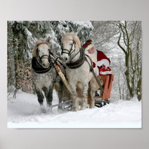 Poster Église Santa Claus