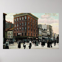 Église St. New Haven 1908 Vintage