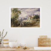 Poster Église Stoke Poges, 1833 (avec papier) (Cuisine)