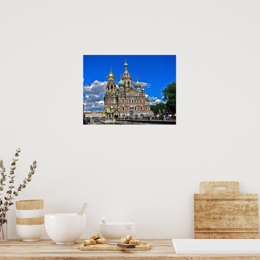 Poster Église sur le sang versé (Cuisine)