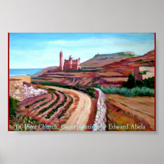 Poster Église Ta'Pinu, Gozo