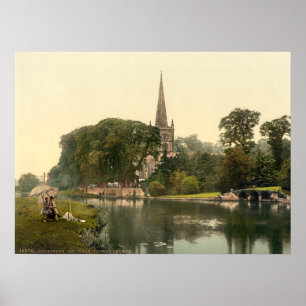Poster Église Trinity I, Stratford-sur-Avon, Angleterre