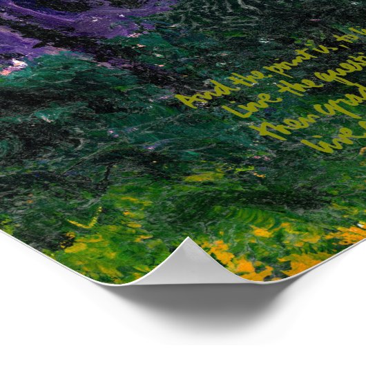 Poster Église violette (Coin)