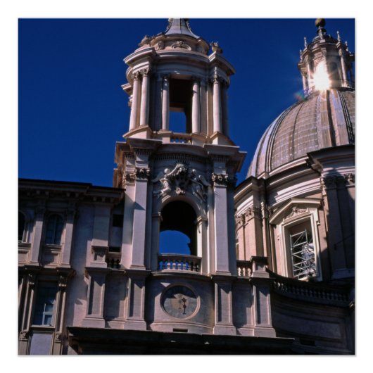Poster Églises Rome Italie (Devant)