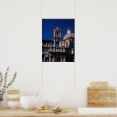 Poster Eglises Rome Italie (Cuisine)