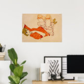 POSTER EGON SCHIELE (Bureau à domicile)