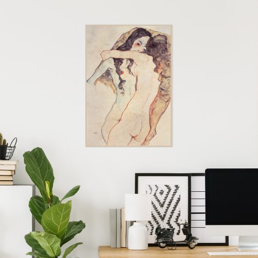 POSTER EGON SCHIELE (Bureau à domicile)
