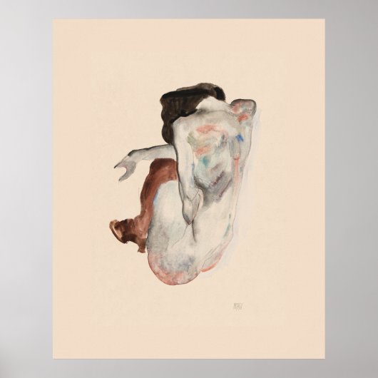 POSTER : EGON SCHIELE : 1912 (Voorkant)