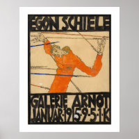 POSTER : EGON SCHIELE : 1914-1915