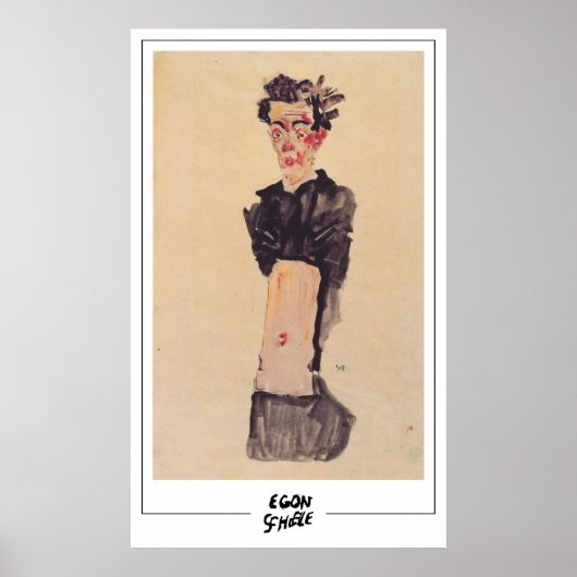 Poster Egon Schiele Art #489-2 (Devant)