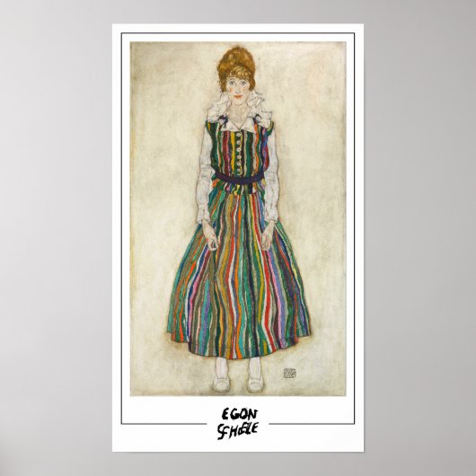 Poster Egon Schiele Art N° 201-2 (Devant)