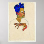 Poster Egon Schiele Autoportrait (Devant)