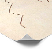 Poster Egon Schiele - autoportrait (Coin)