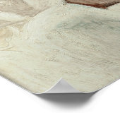 Poster Egon Schiele Autoportrait avec tête baissée (Coin)