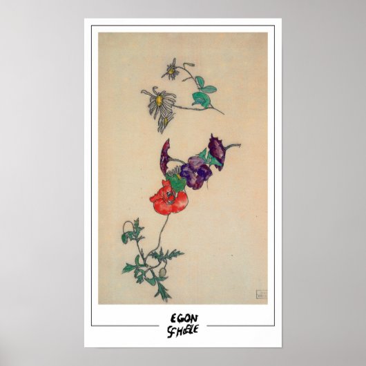 Poster Egon Schiele Beaux-Arts #95 (Devant)