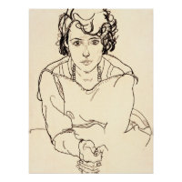 Egon Schiele - Femme assise