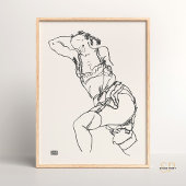 Poster Egon Schiele Femme Recapitulatif Art Imprimer Vint