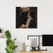 Poster Egon Schiele Le Lyriciste (Bureau à domicile)