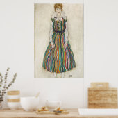 Poster Egon Schiele Portrait d'Edith (l'épouse des artist (Cuisine)