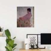 Poster Egon Schiele Portrait du peintre Anton Peschka (Bureau à domicile)