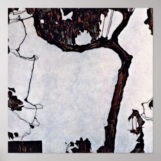 Poster Egon Schiele - prune (Devant)