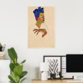 Poster Egon Schiele Self Portrait Print Expressionism (Bureau à domicile)