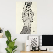 Poster Egon Schiele - Zeichnungen II (Bureau à domicile)