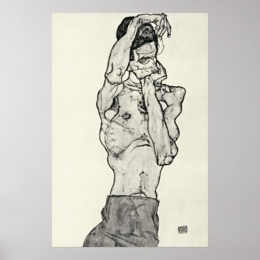 Poster Egon Schiele - Zeichnungen II (Devant)