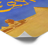 Poster Egypt. Fly TWA (1960) vintage (Coin)