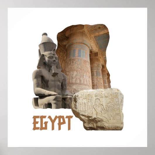 POSTER EGYPT-fotocollage (Voorkant)