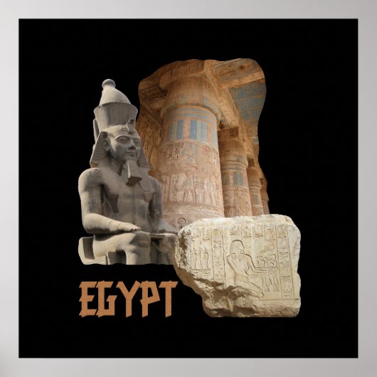 POSTER EGYPT-fotocollage (Voorkant)
