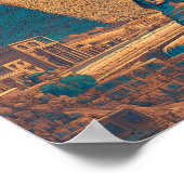 Poster Egypt Illustration Travel Art Vintage (Coin)