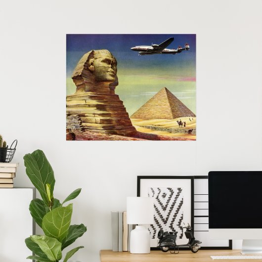 Poster Égypte (Bureau à domicile)