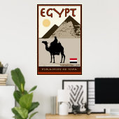 Poster Égypte (Bureau à domicile)