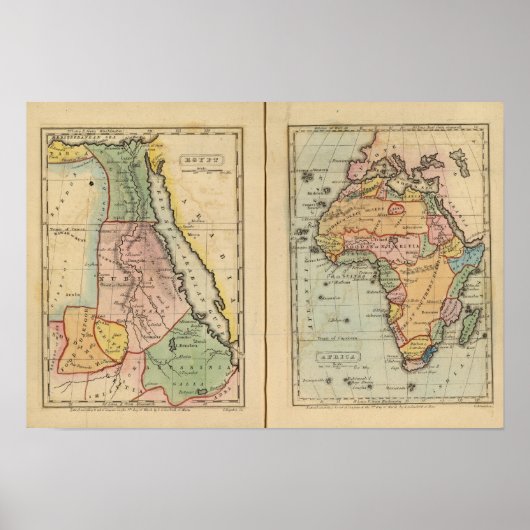 Poster Égypte, Afrique (Devant)