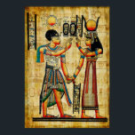 Poster Égypte ancienne 5<br><div class="desc">Belle oeuvre d'art de l'Égypte antique. Ces photos sont en fait des images trouvées sur les murs dans des pyramides et d'autres endroits à travers l'Egypte. Colorés et magnifiques,  ils fabriquent des produits fins qui se démarquent vraiment dans une pièce.</div>