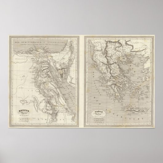 Poster Egypte ancienne, Grèce ancienne (Devant)