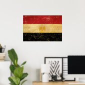 Poster Égypte Drapeau Vintage Grunge Design (Bureau à domicile)
