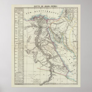 Poster Égypte et Arabie saoudite