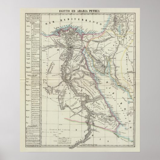 Poster Égypte et Arabie saoudite (Devant)